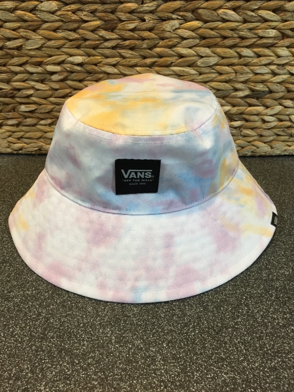 Vans Pastel Tie-Dye Bucket Hat - Pink Blue Yellow